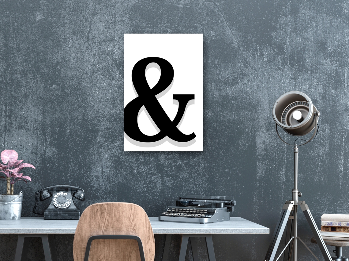 Quadro ARTGEIST Decorative Letter (1 Part) Vertical (80x120)