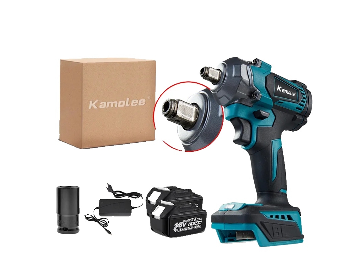 Chave De Impacto Elétrica, Recarregável, Torque De 1200n.m, Tipo B 2xbat Carton, Ue Oem