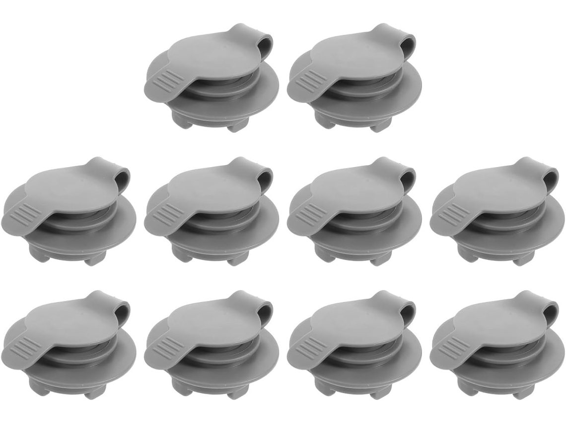 Conjunto de 10 Válvulas para Colchões Ar Infláveis, Feitas Material Durável e com Design À CHABERLU
