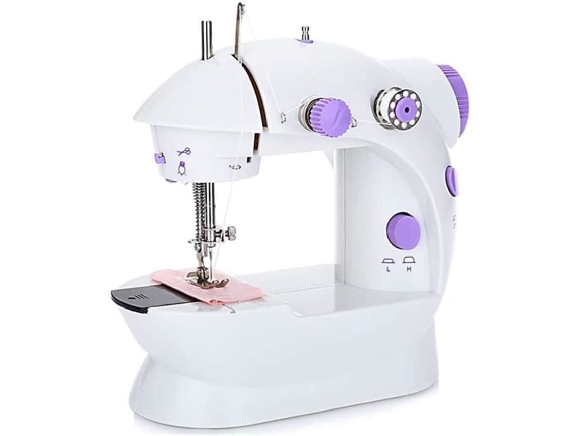 Máquinas de Costura Mini Portátil Elétrica Doméstica Programas de Costura Máquina de Costura, para Iniciantes Velocidade de Costura Ajustável LOLI