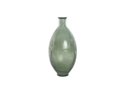 Vaso de vidro reciclado Home Esprit Green 30 x 30 x 59 cm