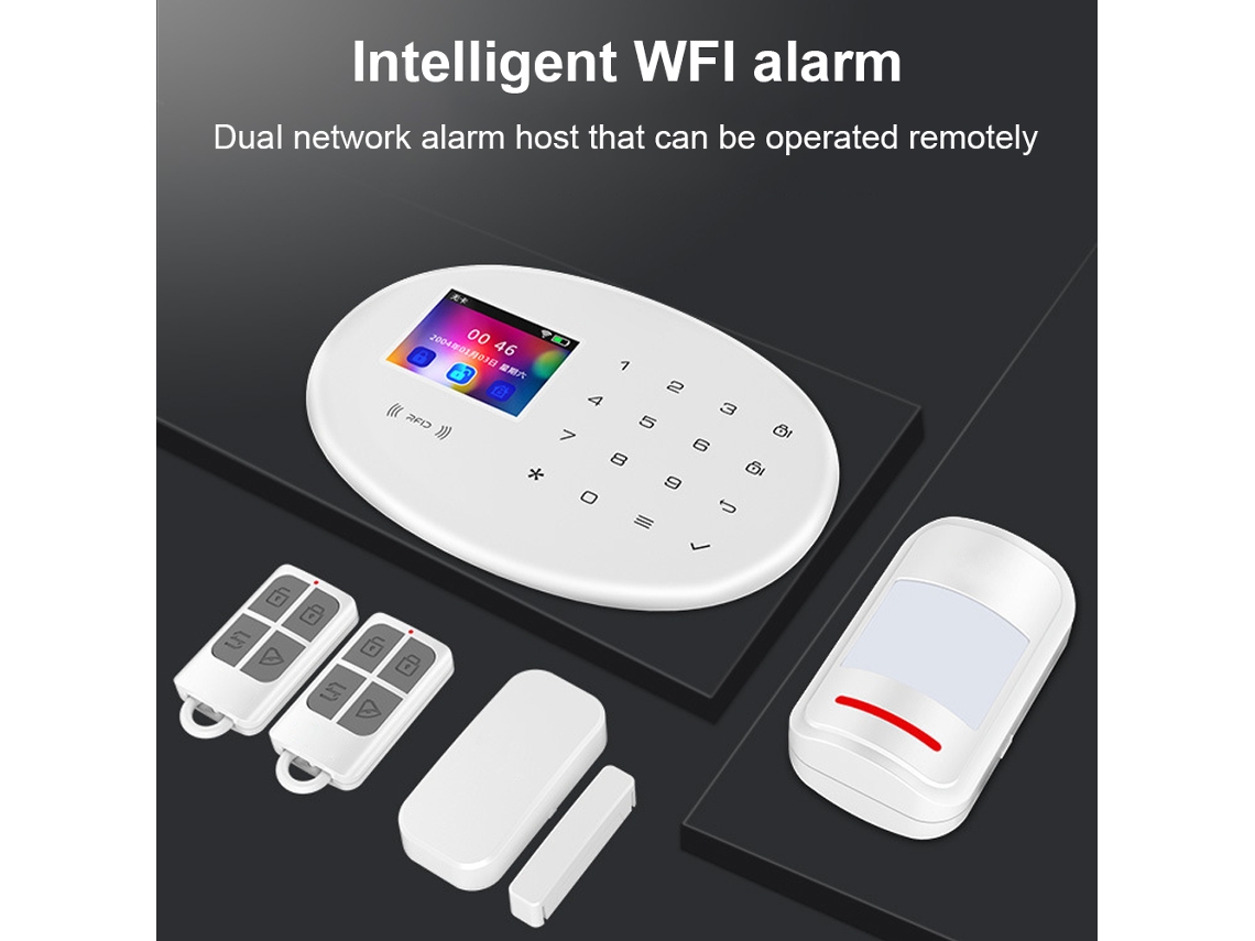 Sistema De Alarme Anti Roubo Inteligente Com App Tuya Wifi 4g