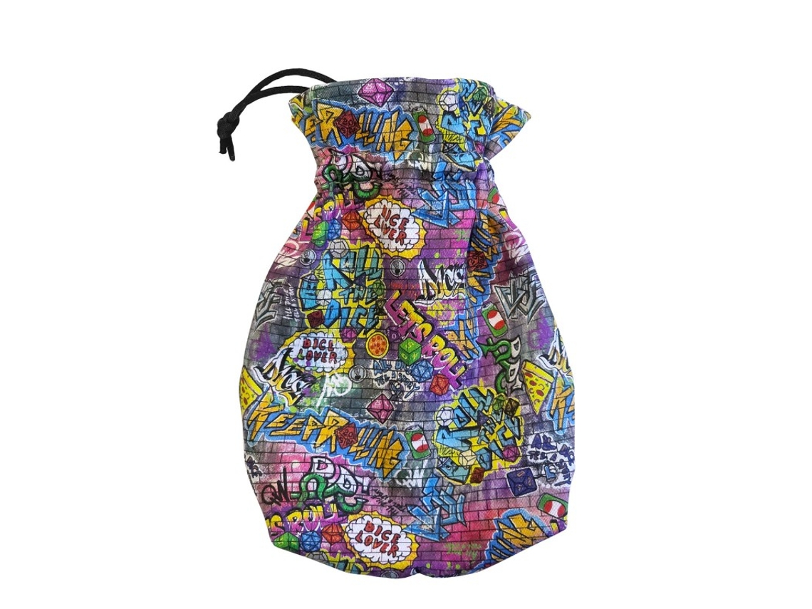 Q-workshop Full Art Dice Pouch: Graffiti