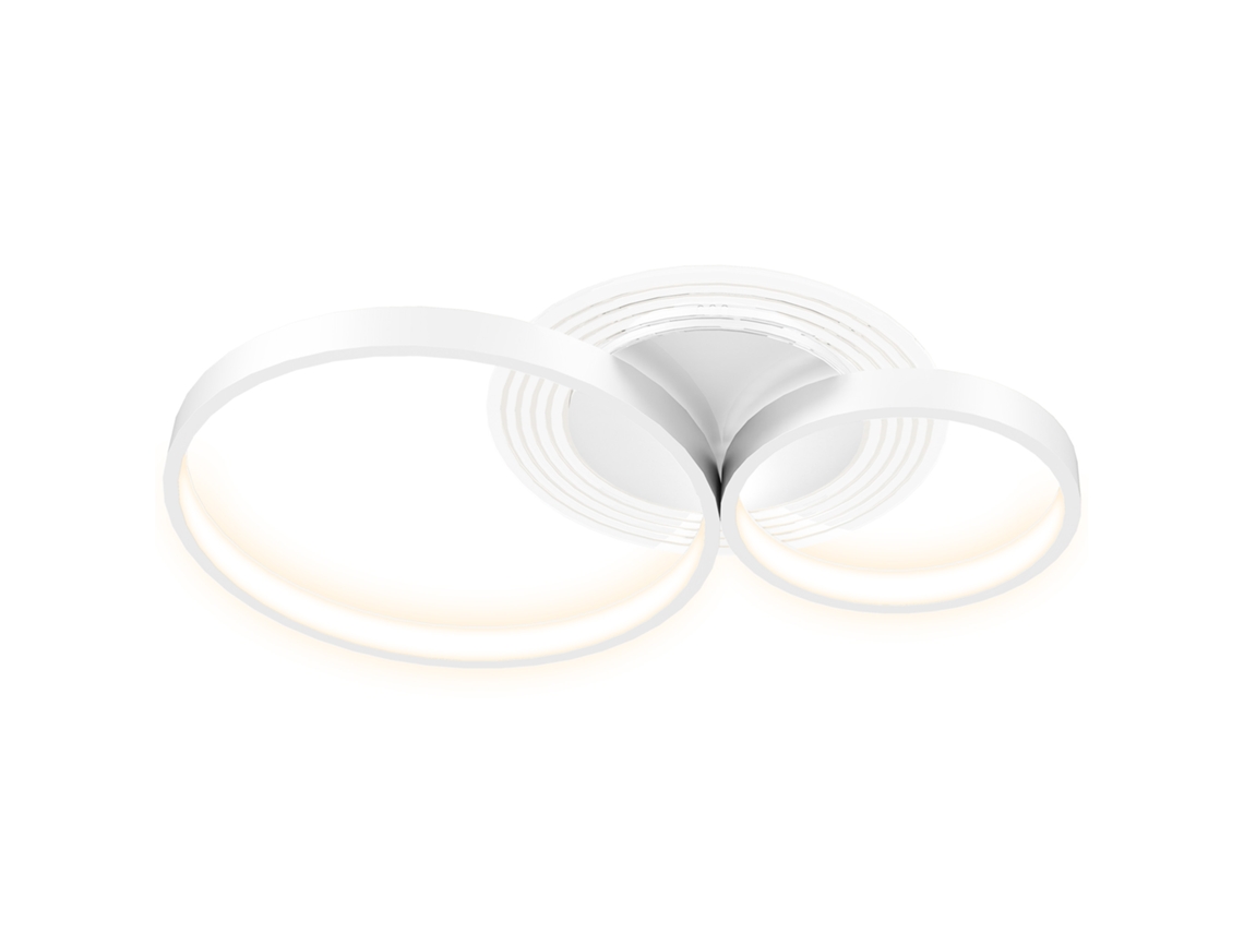 Candeeiro Teto Led 40w Moderno 3000k 4000k 6500k Branco