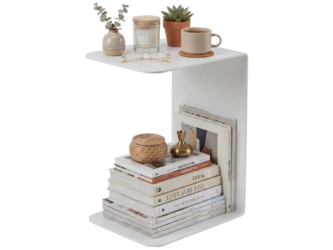 Mesa Lateral Selby Branco 60 Cm