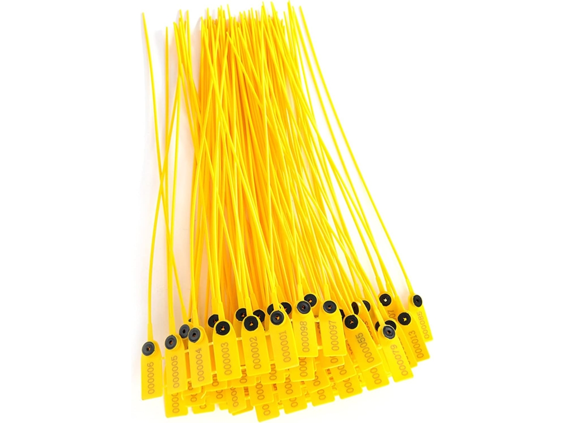 Abraçadeiras De Plástico Para Cabos De 40 Cm Com Placa De Aço