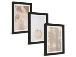Composição De Quadros Texturas Sutis Da Natureza Boho Espelharte (3 Peças 20x30 Cm)