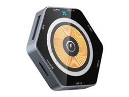 Estação De Ancoragem Bestvite Hub Multi Porta Carregamento Sem Fio Multi Conector Hub Usb De Alta Velocidade Preto