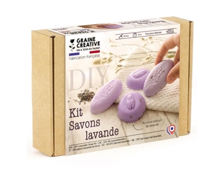 Kit de sabonete DIY - Lavanda