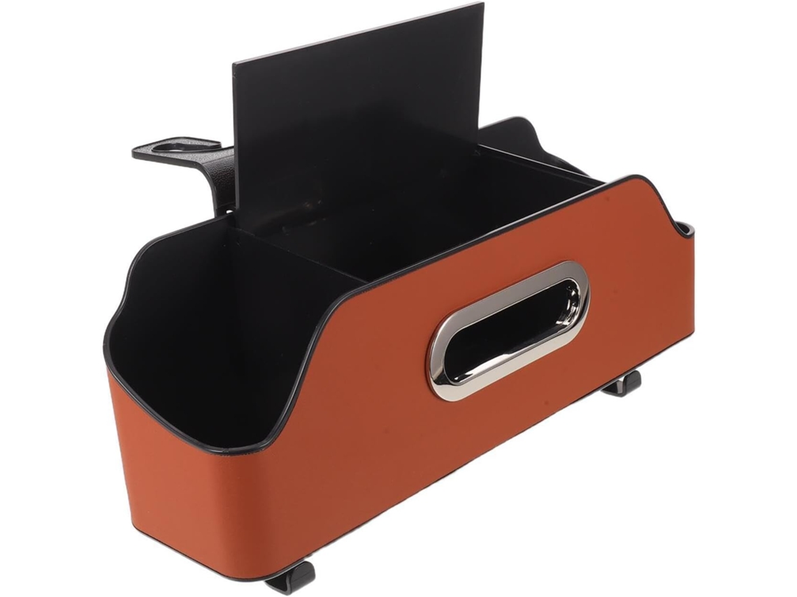 Organizador Multifuncional Para Banco Traseiro De Carro Com Porta-lenços E Porta-copos.