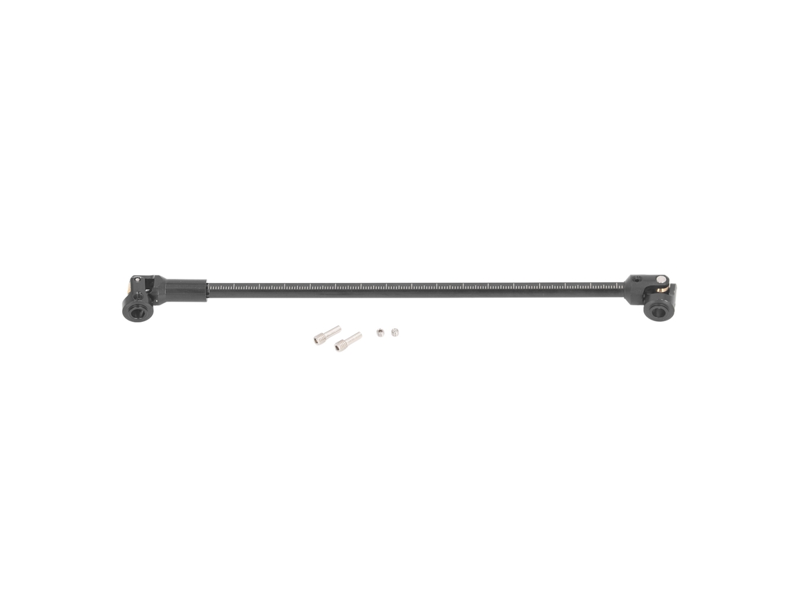 Eixo De Transmissão Central De Aço Inoxidável 68mm-229mm Para Scx10 Gen 7 1/10 Crawler Carro Rc Preto