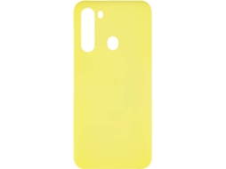 Capa Samsung Galaxy A21 SKYHE Silicone Líquido Amarelo