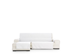 Capa para chaise longue de braço curto esquerdo EYSA SILVER Branco 100 x 110 x 240 cm