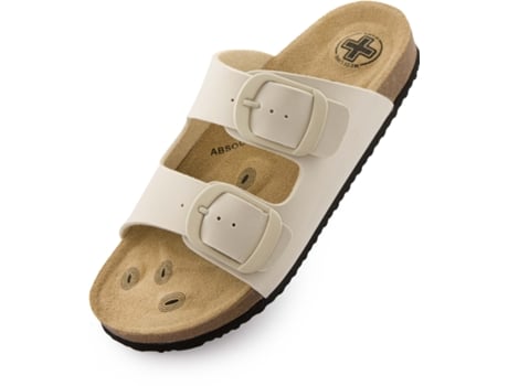 Chinelo Mediline Emma Bege 45 Conforto e saúde para os seus pés Glemo