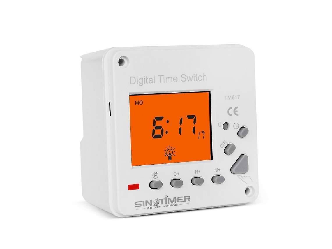 Painel de Controle de Tempo com Retroiluminação Tm617 1 AQUAFORGE