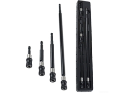 Conjunto De Hastes Extensoras Magnéticas Com Encaixe Hexagonal Liberação Rápida, Adaptador De Chave Fenda Em Aço Carbono
