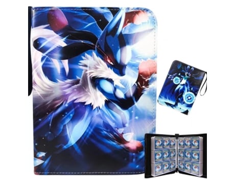 Álbum Pokémon Tcg V Reel Em Couro Pu Com Zíper | 900 Cartas | Hlx 174
