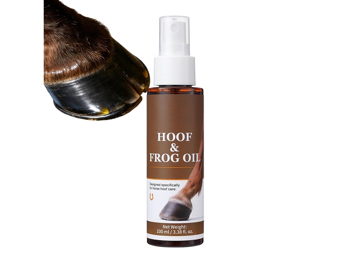 Óleo Para Cascos De Cavalo 100ml Solução Nutritiva E Endurecedora