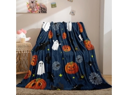 Cobertor De Halloween Ic Com Estampa De Abóbora, Bruxa E Fantasma, Manta De Halloween Para Sofá, Cama, Cobertor De Pelúcia Leve E-aquaforge