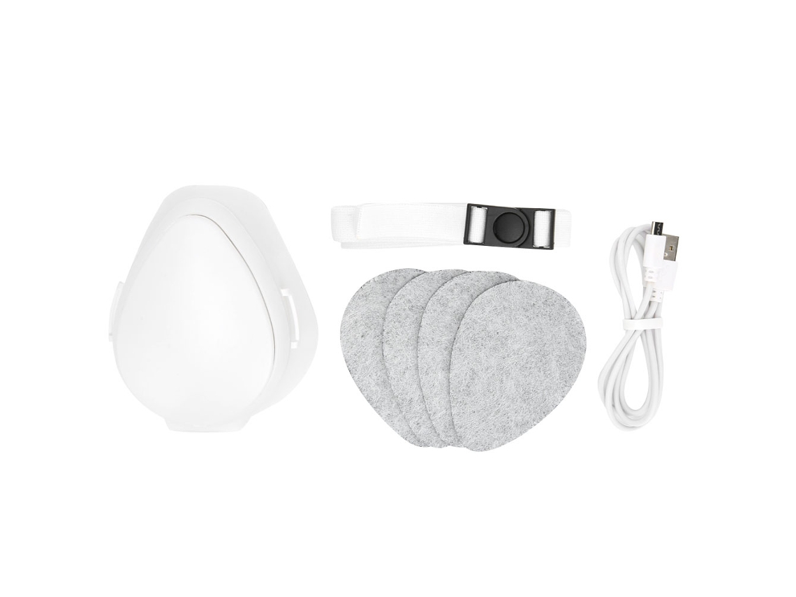 Protective Electronic Mouth Muffle Cover Anti Haze Pm2. 5 For Men Pregnant Woman Usb Charging