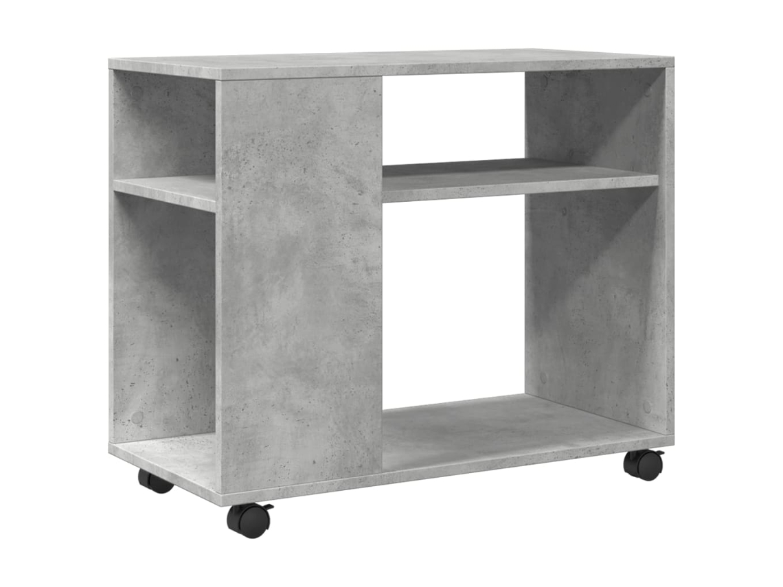 Side Table, Side Tables Vidaxl Cinzeto Madeira Processada (n/a)