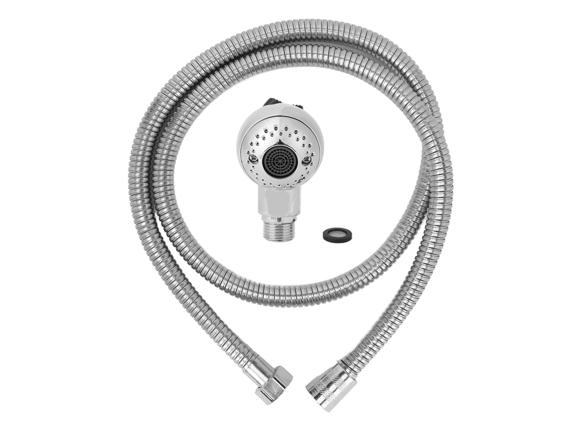 Jarra De Champú Eletroplateada Con Manguera Y Boquilla Para Salón De Belleza Profesional