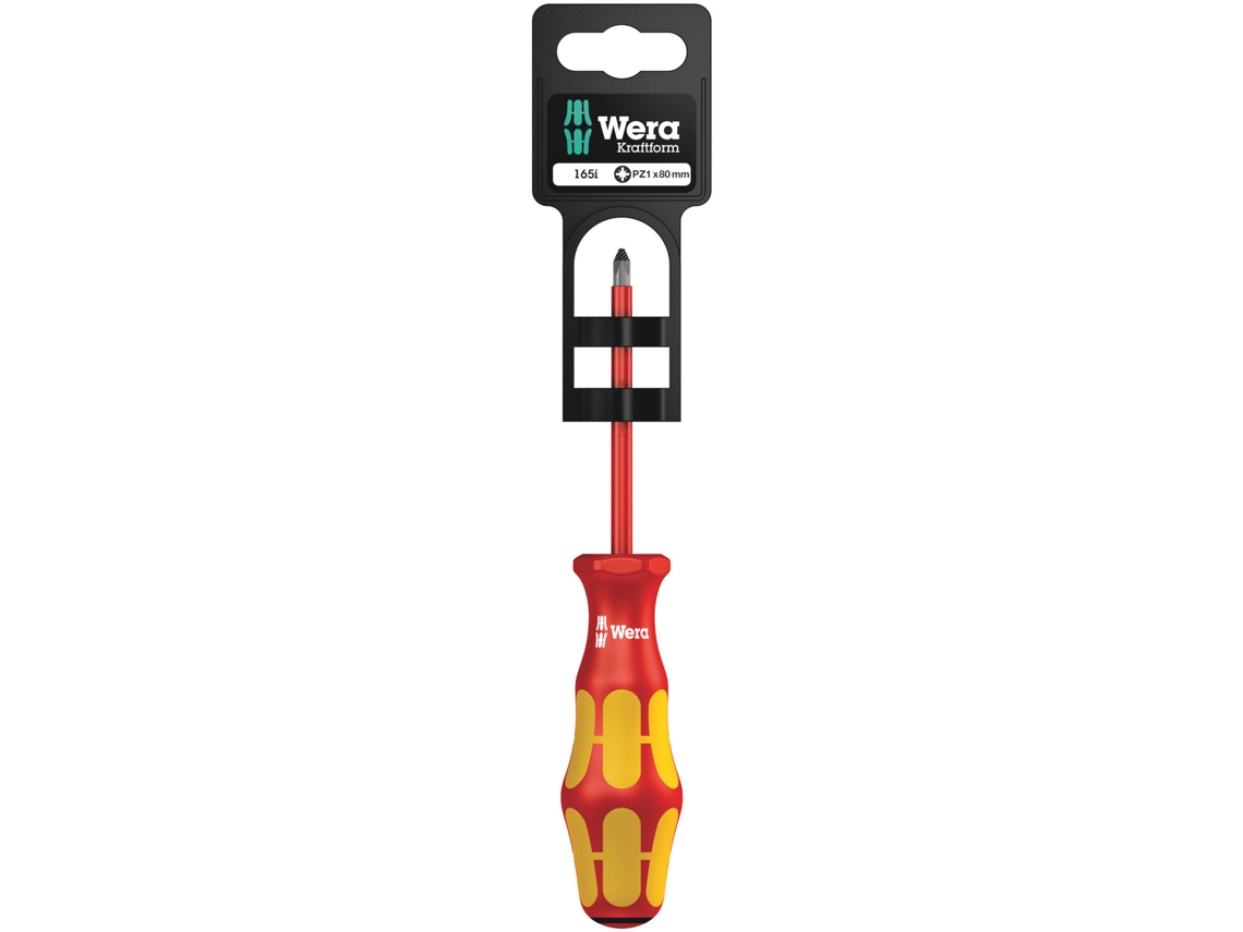 Chave De Fenda Isolada-Vde 165 I Pz 1 X 80 Mm Sb WERA 05100015001