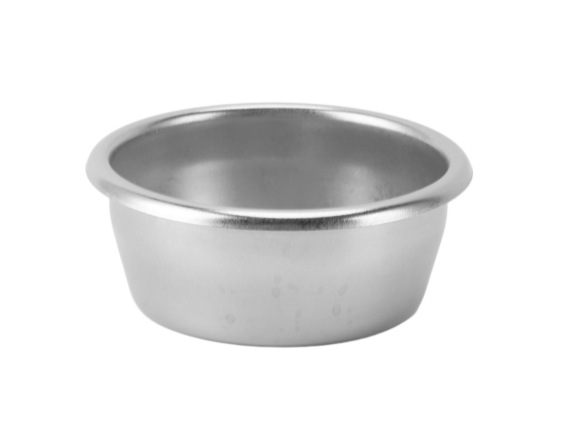 Cesto De Filtro Para Máquinas Café Expresso Semiautomáticas, Em Aço Inoxidável, Sem Pressão, Com Filtragem Malha Fina, Resistente E Durável.