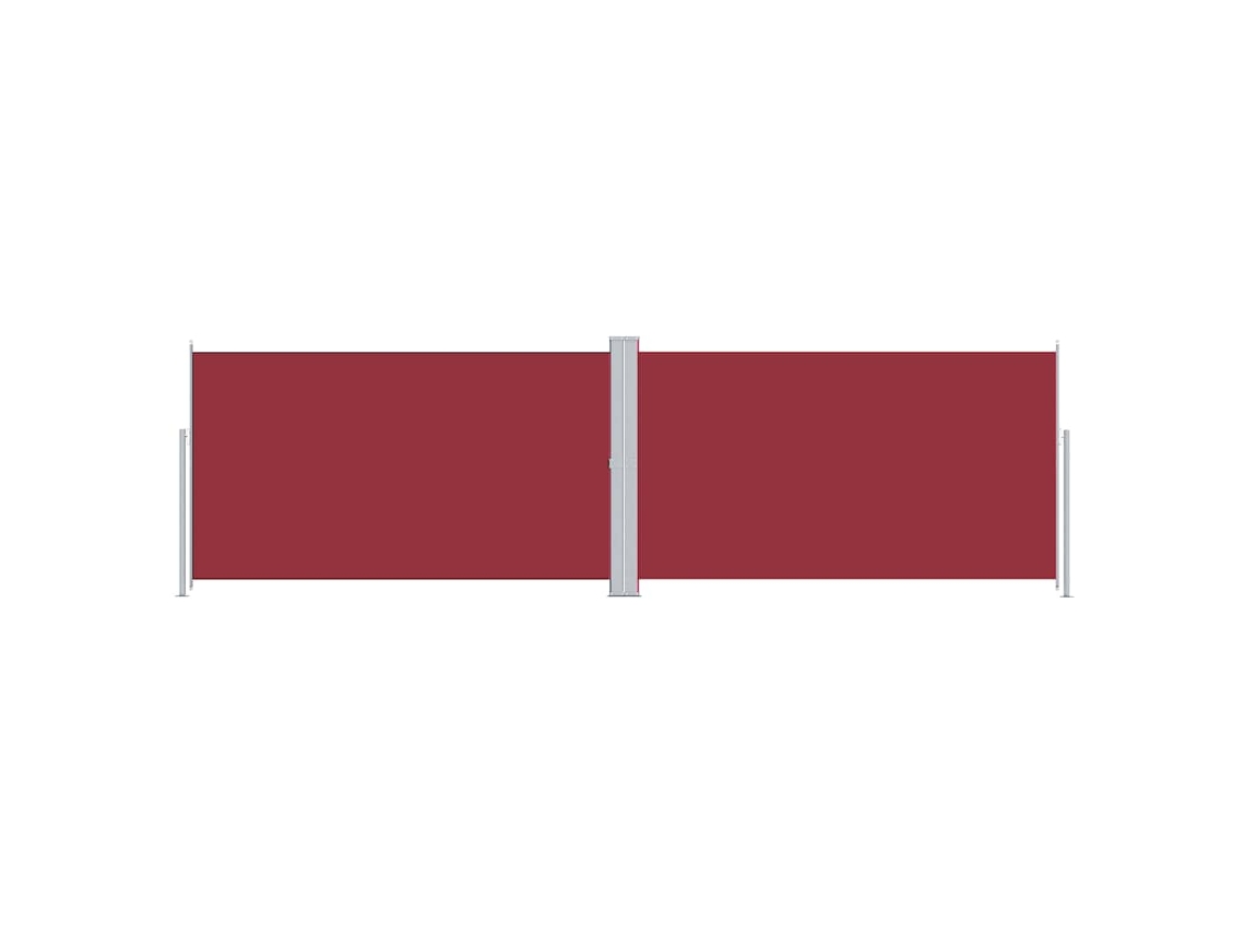 Side Awning, Side Awnings Vidaxl Vermelho Tecido (180 X 600 Cm)