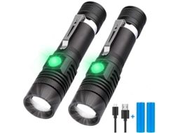 Lanternas Táticas Recarregáveis, Led De Alto Brilho Aquaforge
