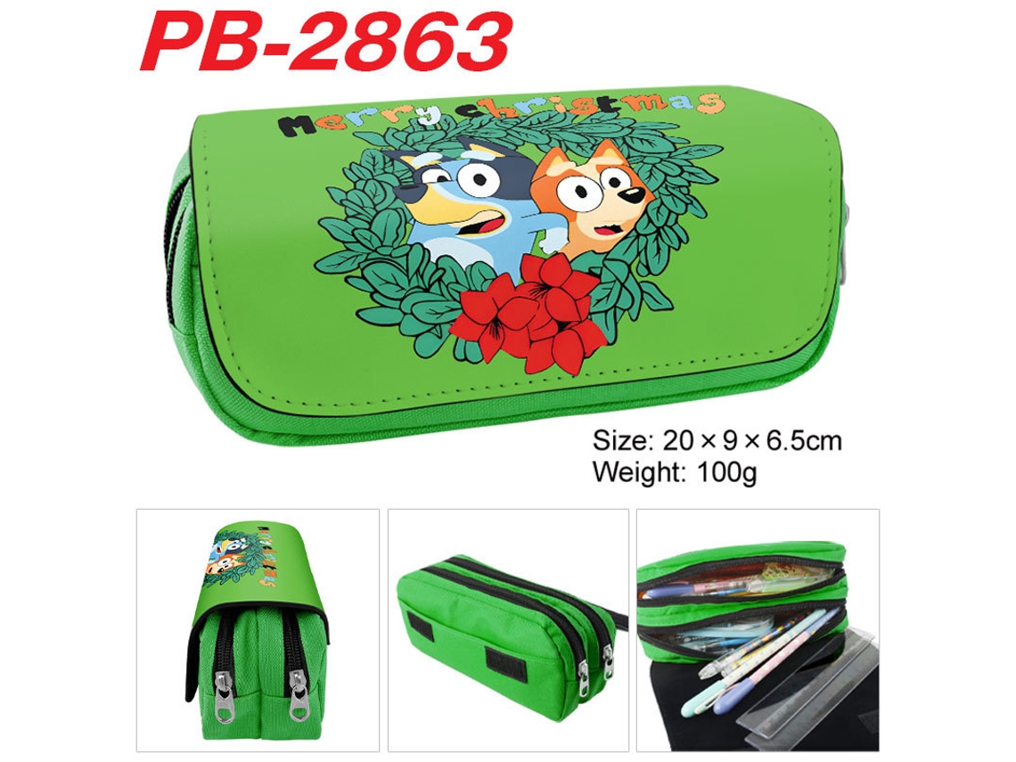 Estojo De Dupla Camada Com Grande Capacidade E Motivos De Desenhos Animados – Estojo Para Material Escolar Infantil Pb-2863