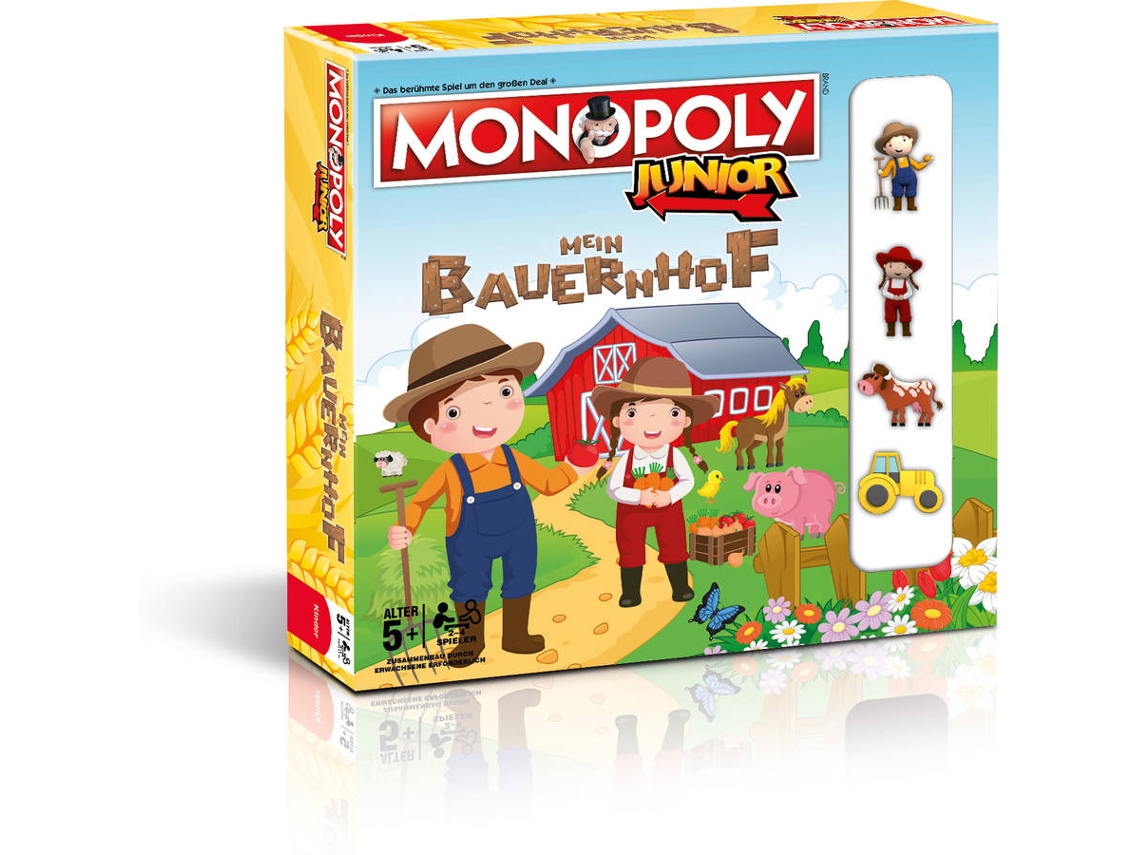 Jogo de Tabuleiro MONOPOLY Junior Mein Bauernhof