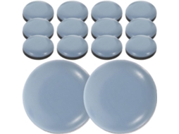 Conjunto De 24 Deslizadores Redondos Autoadesivos Para Móveis Em Ptfe