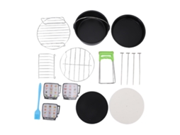 Kit De Acessórios Em Aço Inox Laxiscreed Para Fritadeiras De Ar Com Ferramentas De Assar