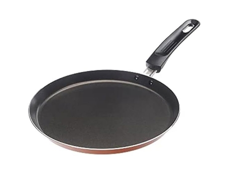 Panqueca Antiaderente Alluflon Zecchino Diâmetro 25 Cm Alumínio Laranja MONETA