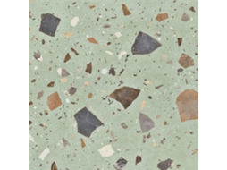 Laje Em Grés Porcelânico Terrazzo 100x50x2 Cm / Versão Natural / Paleta 36 Unidades