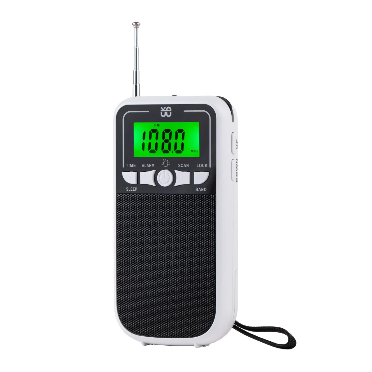 Rádio Portátil FM/AM/SW com Lanterna Led, Bluetooth, Cartão Tf e Usb MDUG