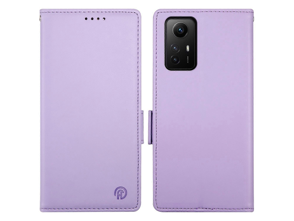 Capa De Couro Com Fecho Magnético Df-010 Para Xiaomi Redmi Note 12s 4g