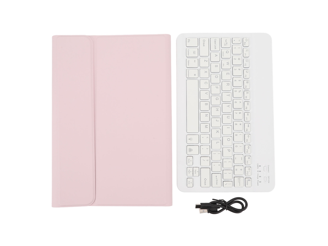 Aetheria capa Protetora para Tablet 11 Polegadas Tab M11 2024 Tb330fu Tb330xu com Teclado Bluetooth Removível Rosa
