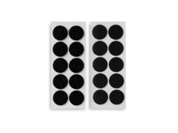 Discos Adesivos De Fecho De Velcro Ø20mm Preto 2146 3 Inofix