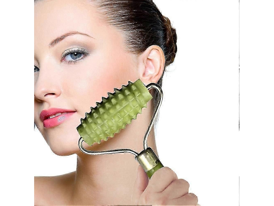 Rolo de Massagem Facial Portátil Jade GOKOCO