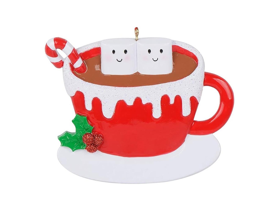 Decorativo de Árvore de Natal em Resina com Taça de Café LAXISCREED