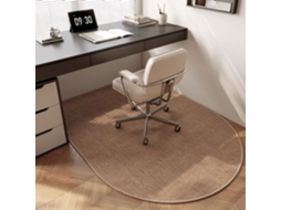 Tapete Protetor Para Cadeiras, Tapete Antiderrapante E Resistente Ao Desgaste (camelo - 120 X 140 Cm) Cuich