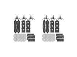 Kit Com 52 Peças De Reposição Para Aspirador Robô Dreame X40 Ultra/ L40 Ultra / X40 Master_glo