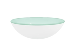 Basin, Basins Vidaxl Branco Vidro (42 X 14 Cm)