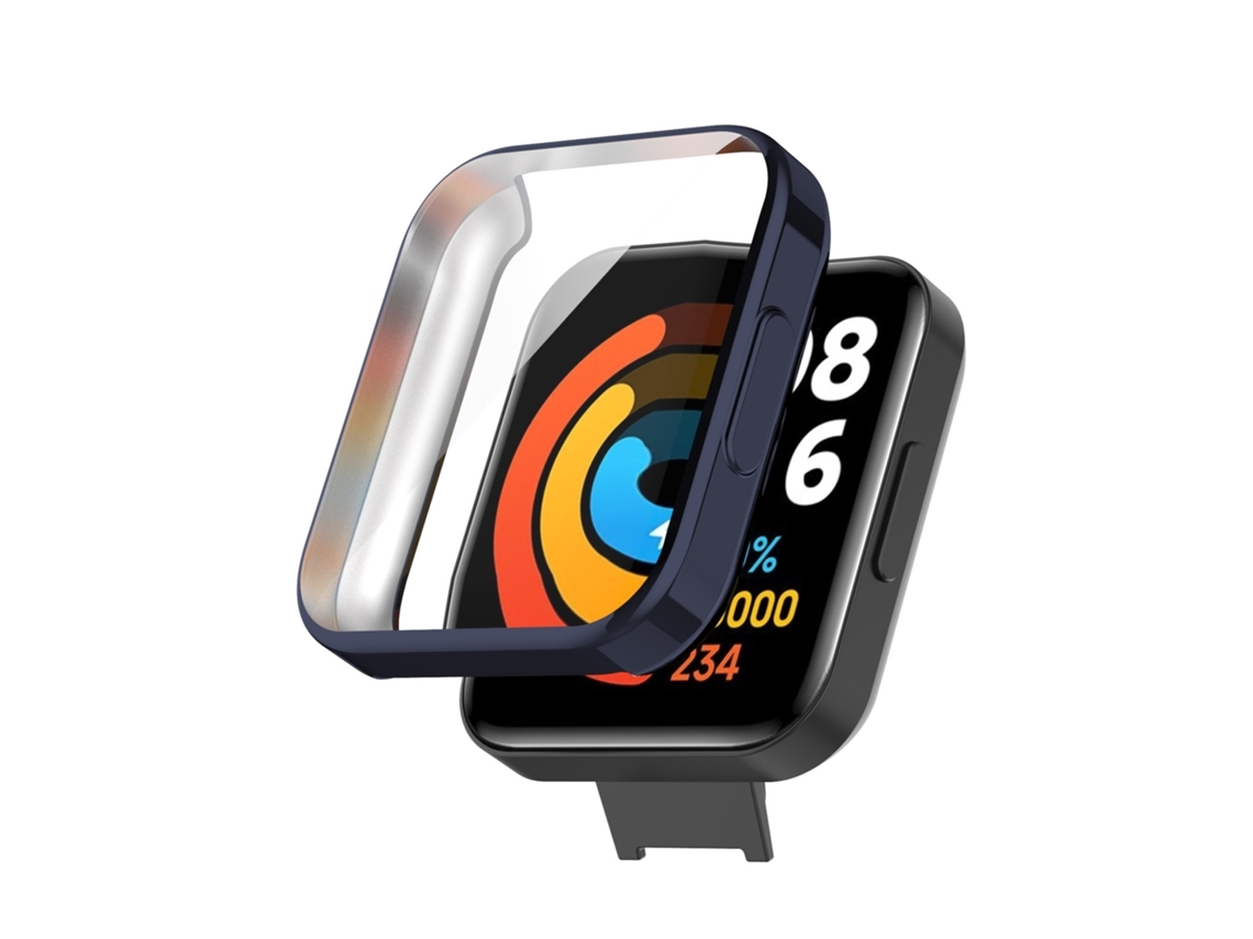 Capa Protetora, Compatível Com Redmi Watch 2 Lite, Azul Meia - Noite