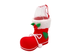 Laxiscreed Botim De Natal Compacto Com Acabamento Flocking Para Decoração E Presentes Natalícios