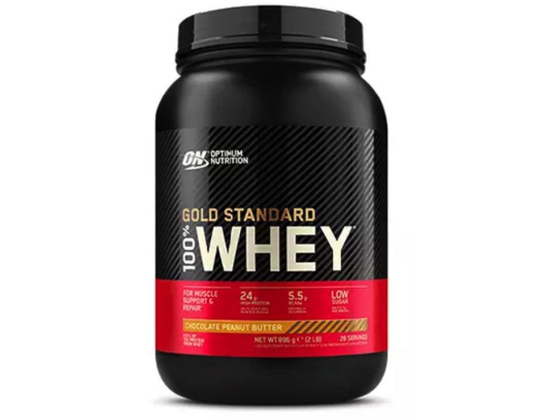 100% Whey gold standard 2 Lb Chocolate-Peanut Butter