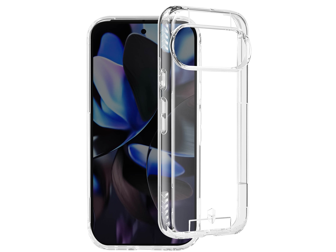 Capa Pulse para Google Pixel 9 FORCE CASE Silicone Anti-Choque Resistente Transparente