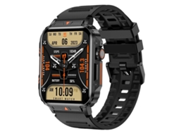1.95 Ao Ar Livre Militar Relógio Inteligente Homens Chamada Bluetooth Smartwatch Ip68 À Prova D Água Relógios de Fitness para Android Ios